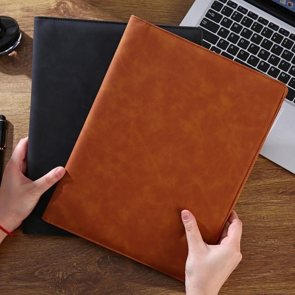 File Storage Clip Board Conference Folder A4 Leather Business Stationery Folder  Document