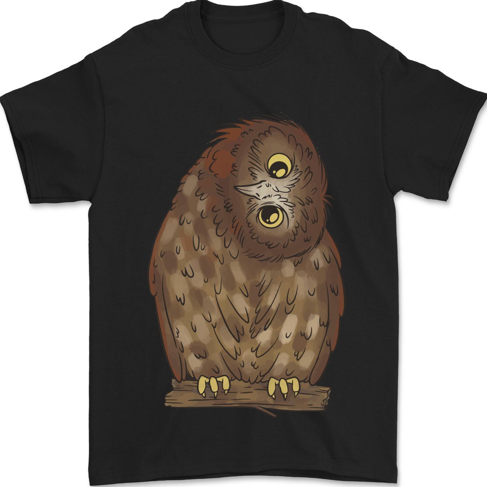 26 Un T-Shirt Pour Homme Hibou Drôle 100% Coton Unisex T-Shirt M