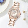 Relógio de Pulso Feminino de Quartzo Céu Estrelado com Incrustação de Diamante - Moda Feminina.