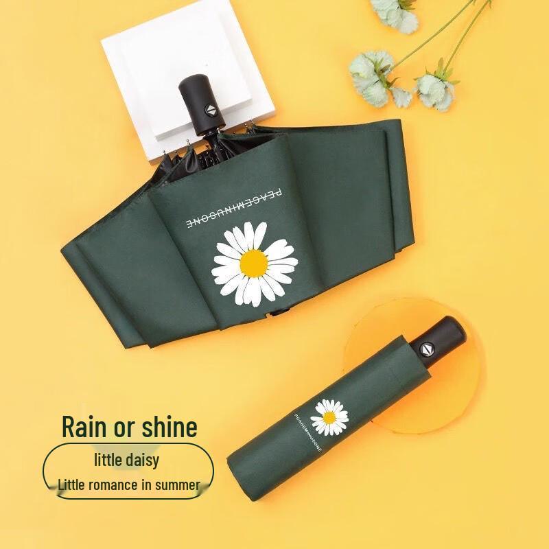 OIMG Automatic Daisy Sun/Rain Umbrella