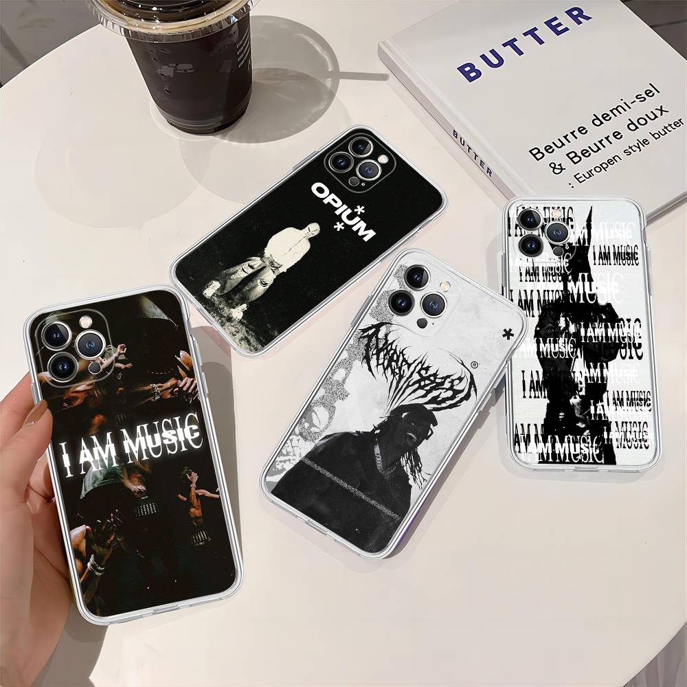 O-Opium Rap Playboi Carti For IPhone 17 16 15 14 13 12 11 Pro Max Plus Phone Case High End Silicone