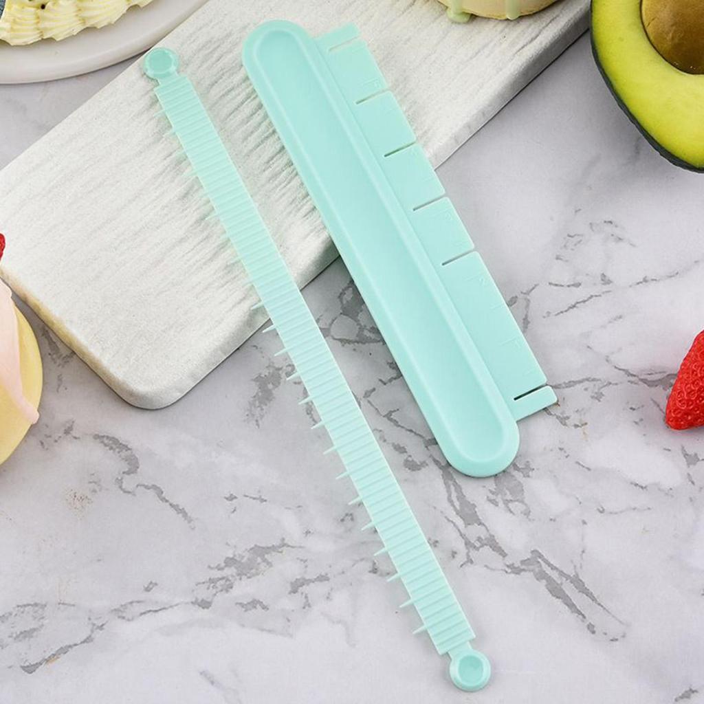 Fondant Cake Arc Decorating Aid Fondant Tool Rim Scale Baking Ruler Curved Baking Tool for Bakers Daily Use Home