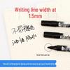 Refillable Large Tip Quick-Dry Black Oil-Based Marker Pen for Logistics