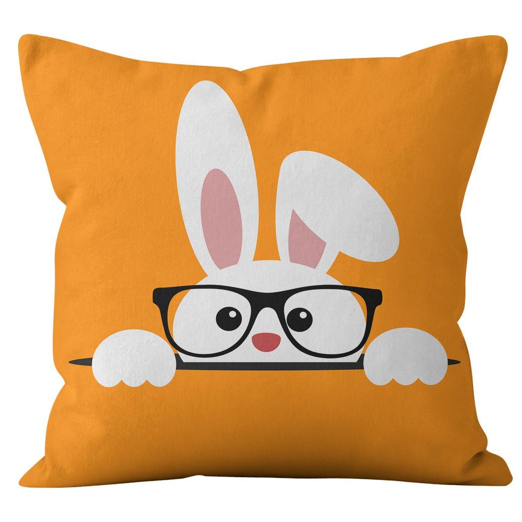 Easter Bunny Pillow Cover Home Pillow Cover