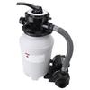Sand Filter Pump System for Above Ground Pools 10 Inch Sand Tank 0.25HP 250W Pool Pump IPX5