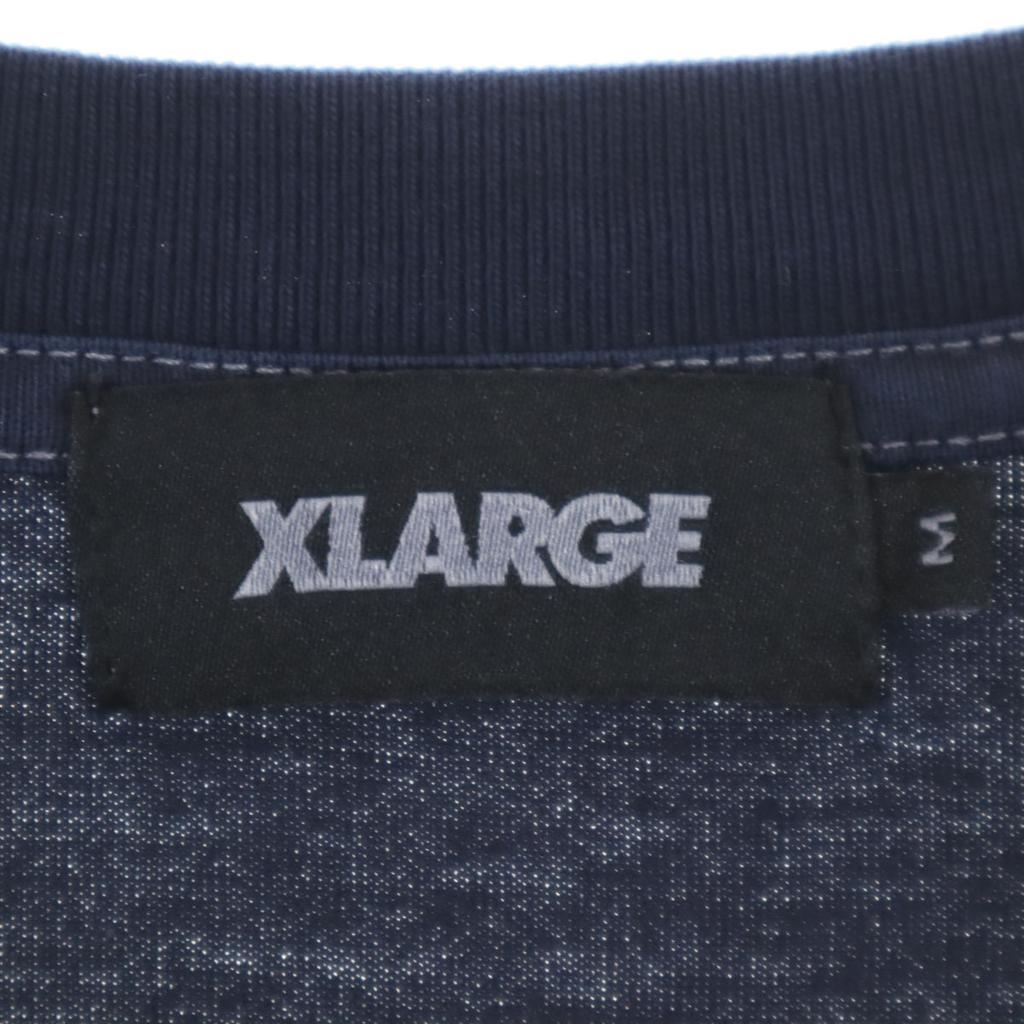 Xlarge Back Print Long Sleeve T-shirt M Navy Ron T Men's Used
