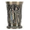 Faraón Ramsés Copa de Vino Egipcia Vidrio de Vino Vintage en Relieve Copa de Chupito de Bronce Para Tequila