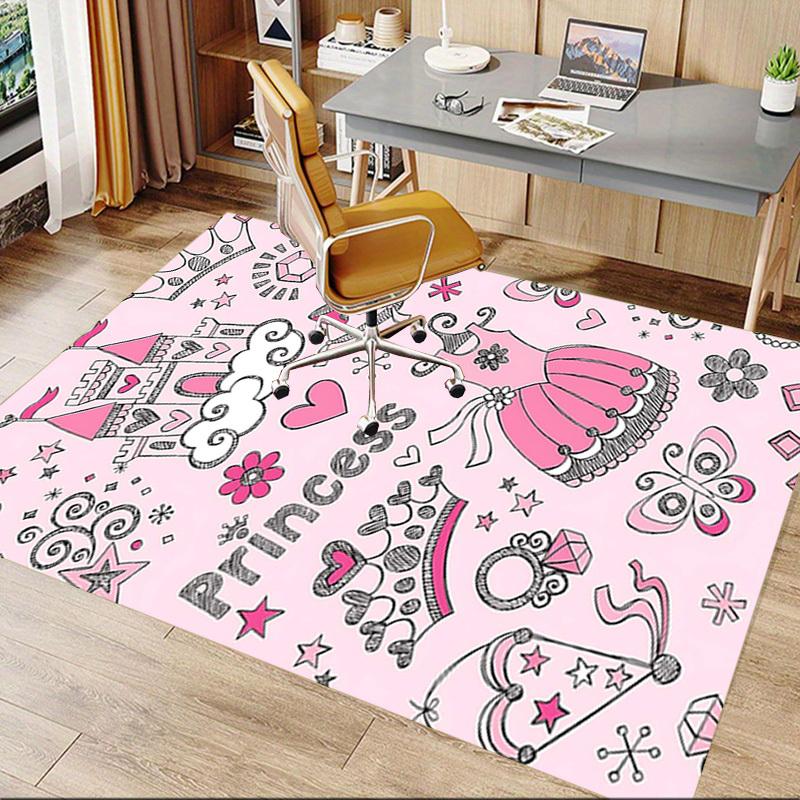 1PC Princess Castle Extra Large Non-Slip Floor carpet, Office, family, bedroom, Studio - Large Area RugJ0329
