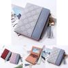 Stylish Women's Cute Embossed Pu Leather Wallet With Tassel Zippers And Coin Pocket