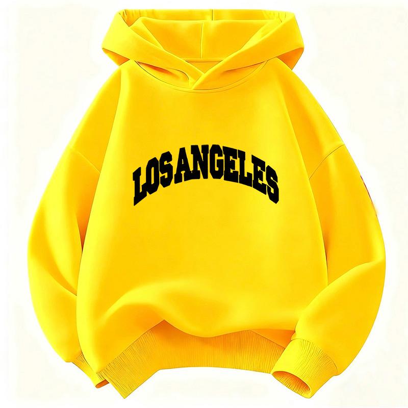 Lässiger Los Angeles Y2k Hoodie Kinder Mode Kinder Sweatshirt Kapuzenpullover Lässige Hoodies für Jungen Mädchen Kleidung