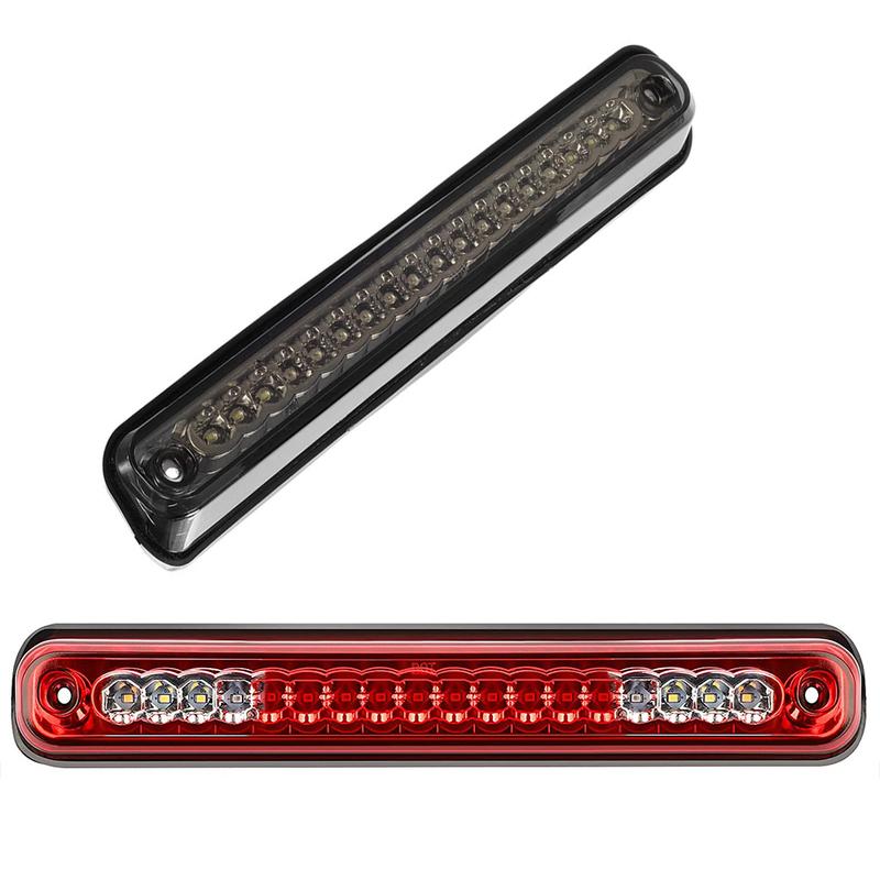 1pcs Car LED Third 3rd Brake Light Red/White Tail Lamp Stop Light for Chevy C1500 C2500 Tahoe/GMC C1500 C2500 Yukon Waterproof