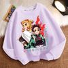 Children's Fashion Demon Slayer Hoodie, Spring and Autumn Boys' and Girls' Casual Long-sleeved Jacket