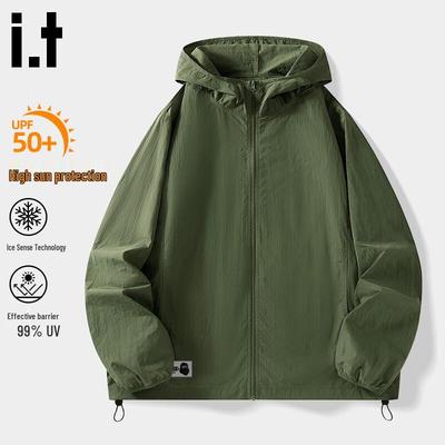 Men's UPF50+ Hooded Sun Protection Jacket