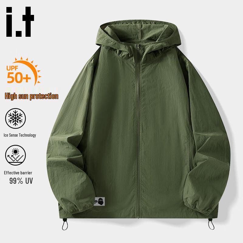 

Men s UPF50+ Hooded Sun Protection Jacket XL