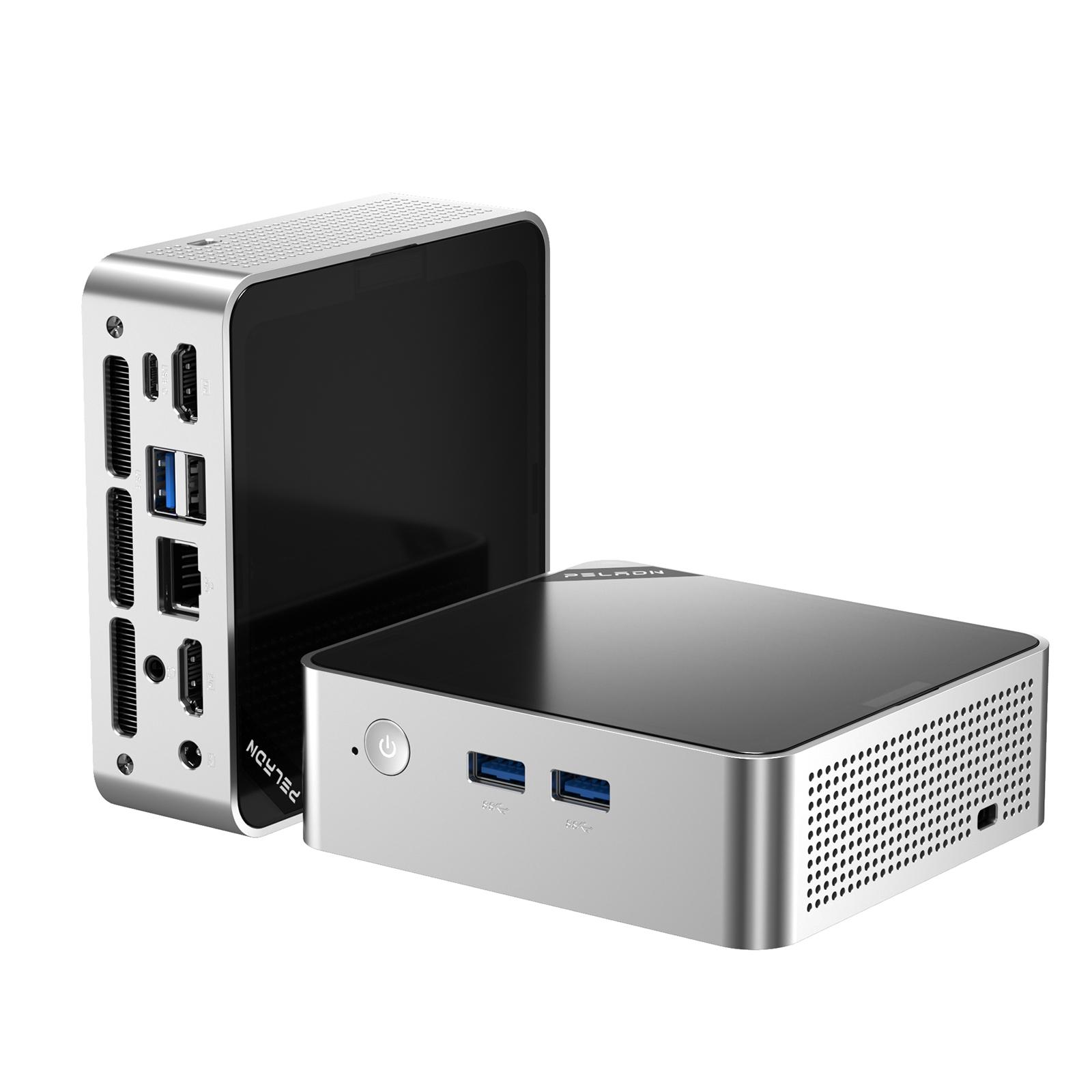 Peladn WO5 MiniPC AMD Ryzen™ 3 4300U Až do 3,7 GHz 16 GB DDR4 512 GB SSD strieborná