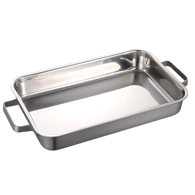 HUIHUADU 316 Stainless Steel Roasting Fish Pan with Lid