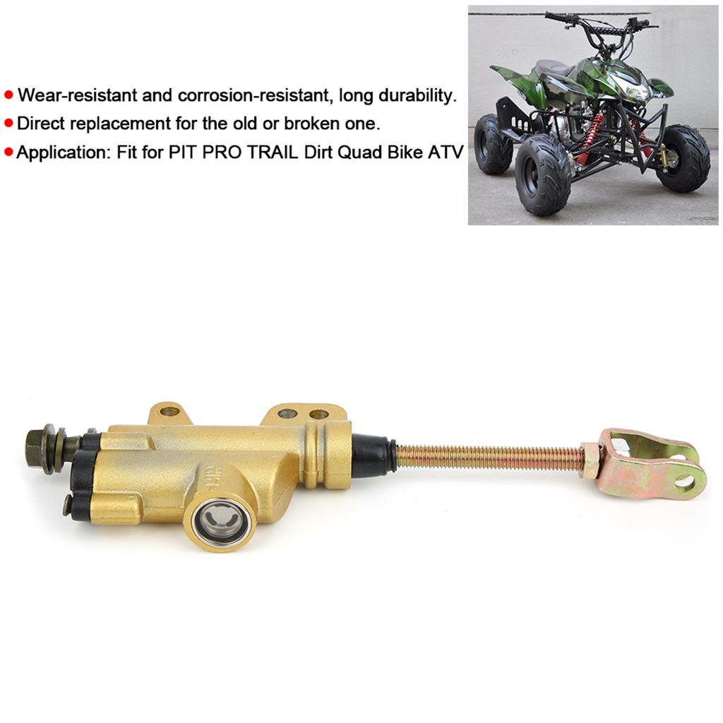 10mm 0.4in Rear Hydraulic Brake Master Cylinder Fit for PIT PRO TRAIL Dirt Quad Bike ATV