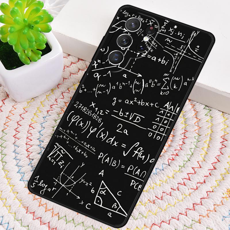 Math Formulas of Rubber Equations Silicone Phone Case For Samsung Galaxy Note 10 Pro S26 S25 S24 S23 S22 S21 Plus Ultra Cover