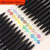 100/12 Colors Fine Liner Pen Set Journal Markers Pen 0.4mm Micron Fineliners Drawing Sketch Marker Tiralineas Art Markers