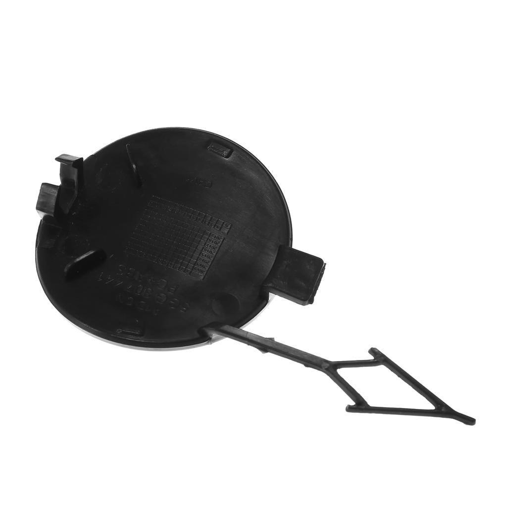 ACROPIX Car Rear Bumper Towing Eye Hook Cover Cap for Volkswagen Golf Black 1pc