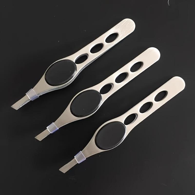 Profesionální pinzety - Ideální pro vytrhávání obočí, zastřihování větviček a odstraňování chloupků, Přesné nerezové pinzety na obočí, na obličejové chloupky