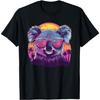 Koala Sonnenbrille Retro Palme T-Shirt