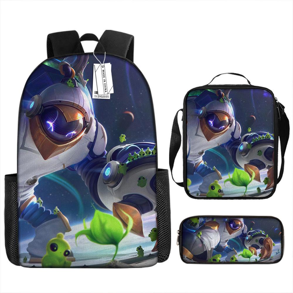 New astronaut schoolbag, boys, primary school students, grades 3 to 6, handsome and lightweight, junior high school students, backpack, large capacity