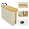 Toilet Paper Storage Basket Organizer with Lid Dustproof Large Capacity Bathroom Toilet Paper Storage Organizer Free Standing Holder