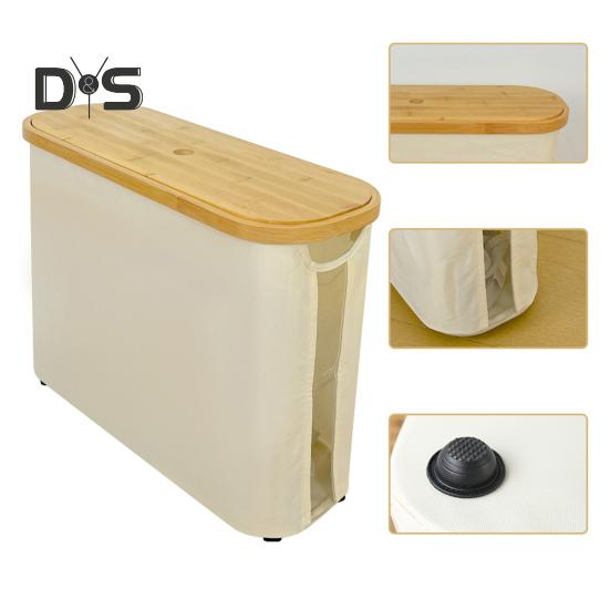 Toilet Paper Storage Basket Organizer with Lid Dustproof Large Capacity Bathroom Toilet Paper Storage Organizer Free Standing Holder