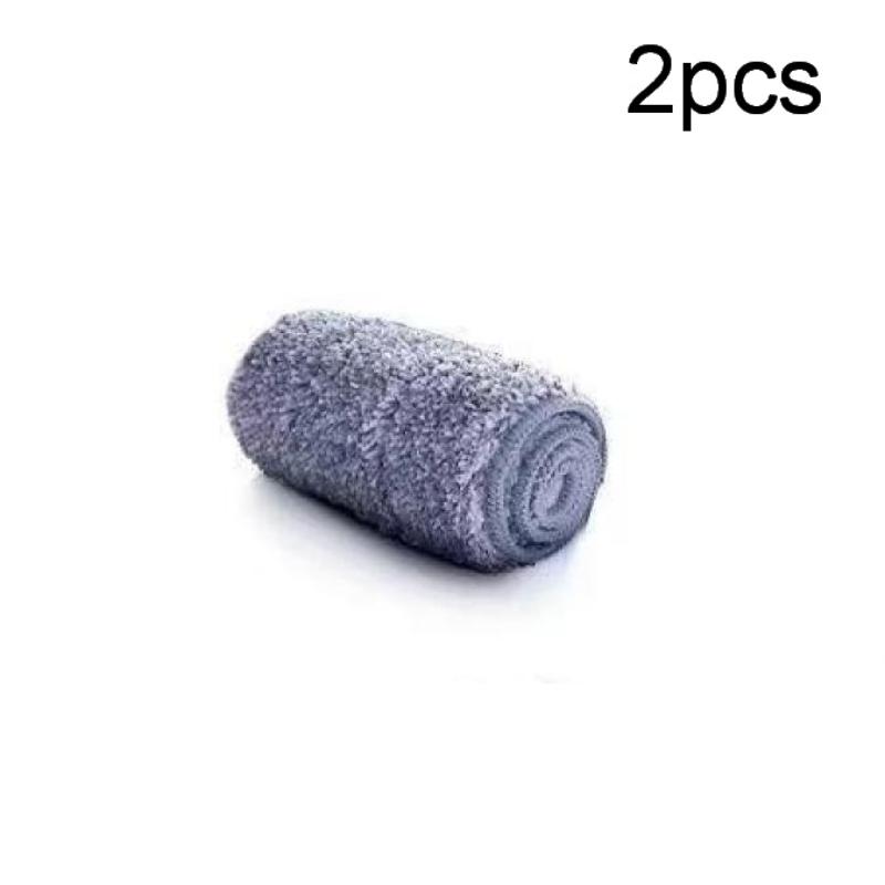 Self-Wringing Flat Mop With Bucket - Dry Wet Clean For Home Floors Kitchen Bathroom Durable Plastic Christmas Cleaning