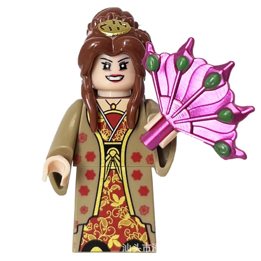 Three Kingdoms Xiaoxia Series Ancient Chinese Generals And Soldiers Doll Children'S Assembled Building Block Toy