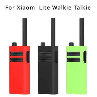 Custodia protettiva in silicone per walkie-talkie Xiaomi Lite, radio bidirezionale, morbida antigraffio, skin per radio mobile, custodia resistente all'usura