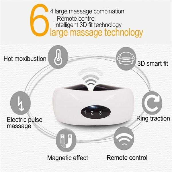 Pulse Cervical Electric Massager Shoulder Neck Therapy Device Pain Relief Tool