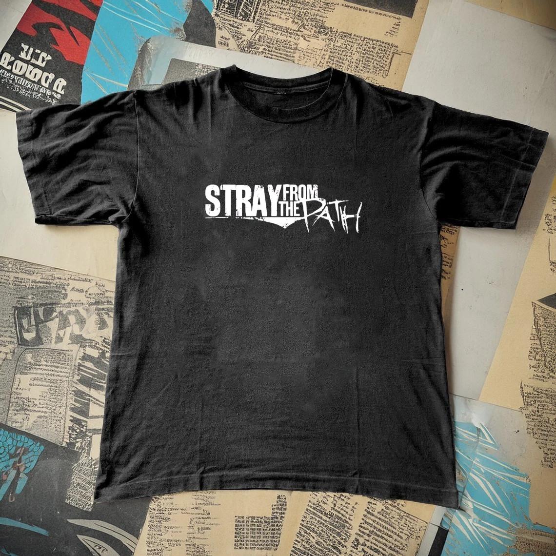 Stray From The Path LOGO Black Cotton Shirt All size S-5XL TH237 S разноцветный