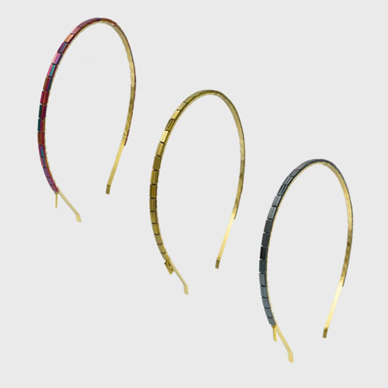 Jean Paul Clarisse Hematite Stick Hairband LFHB0764