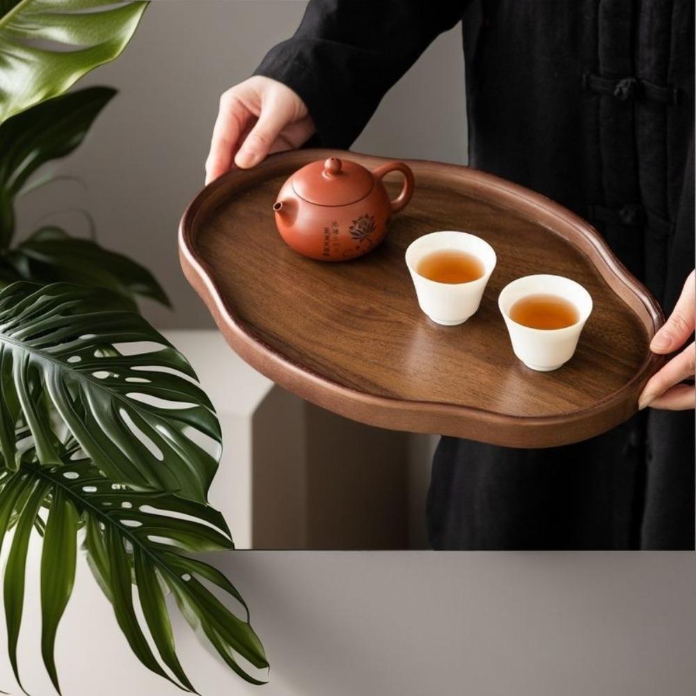 Vintage Fruit Platter Chinese Style Tea Tray Classic Bread Plate Kitchen Gadgets