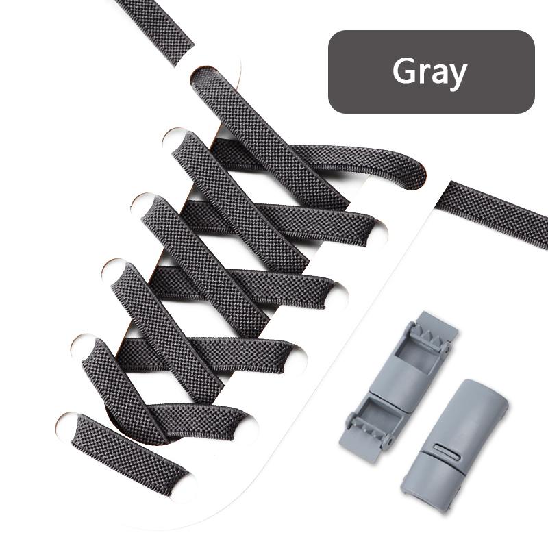 Colorful Magnetic Lock Shoelaces without ties Elastic Laces Sneakers No Tie Shoe laces Kids Adult Wide Shoelace Shoe Accessories