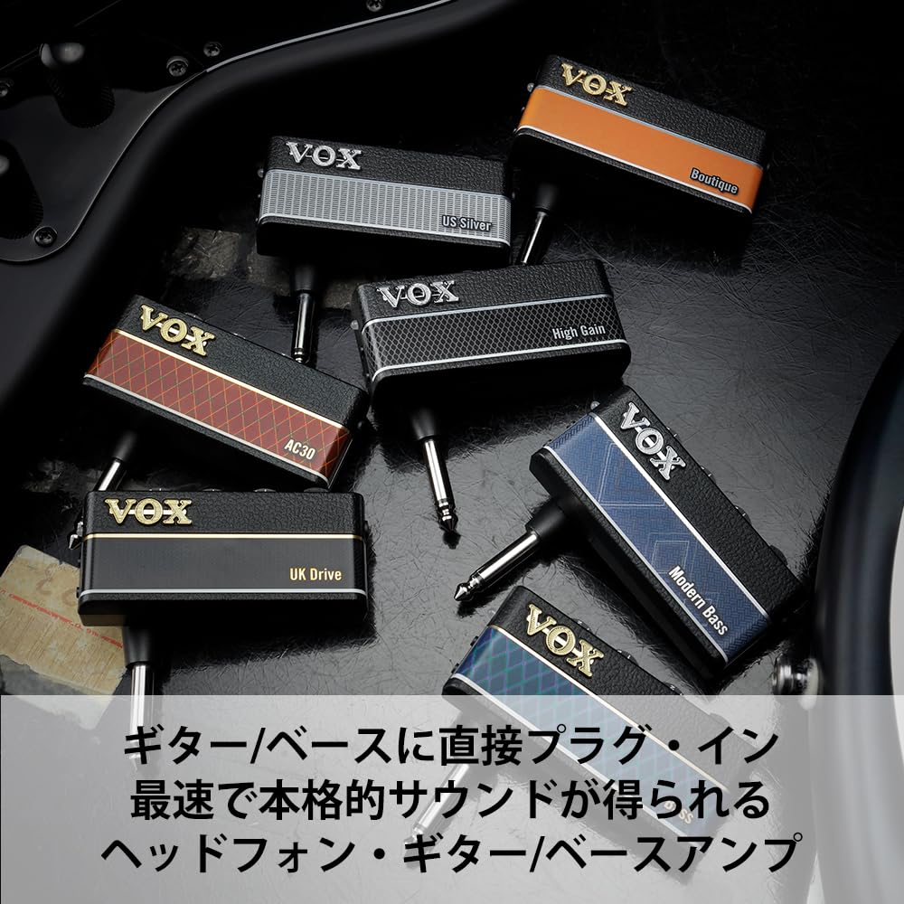 Vox AmPlug 3 AC30 Headphone Guitar Amplifier - No Cables Required. Plug Directly Into Your Guitar. Ideal for Home Practice. Powered by Built-in