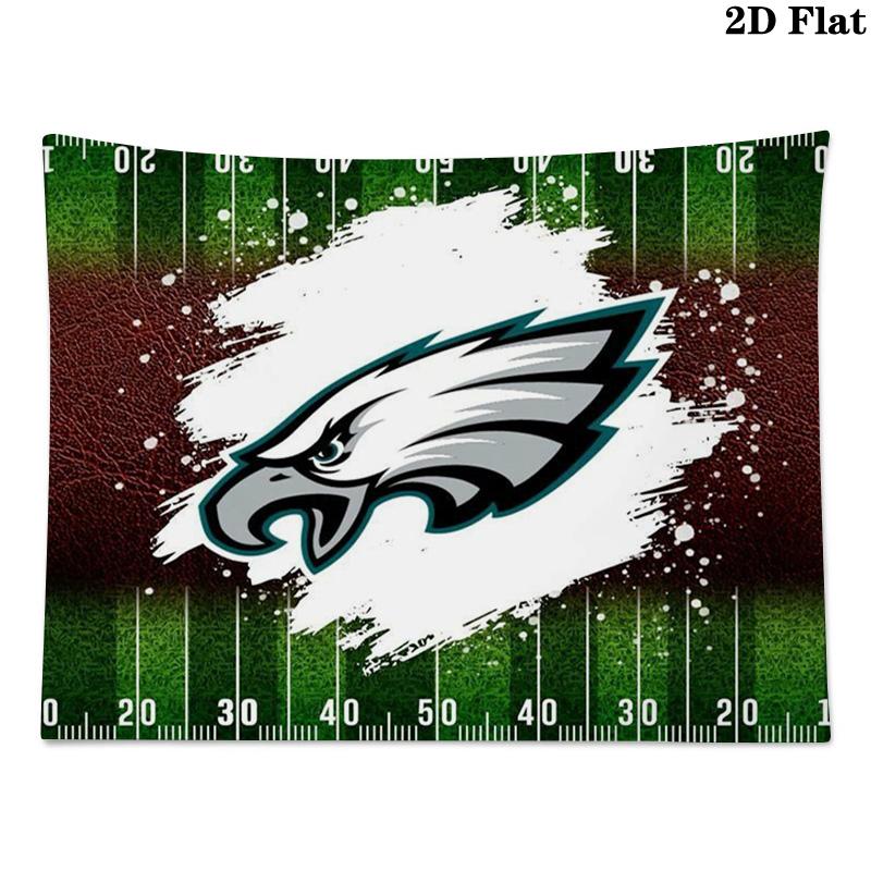 Philadelphia Eagles Wall Tapestry Aesthetic Wall Hanging Printed Fabric Blanket Decorative Tapestries for Bedroom Living Room Home Decor