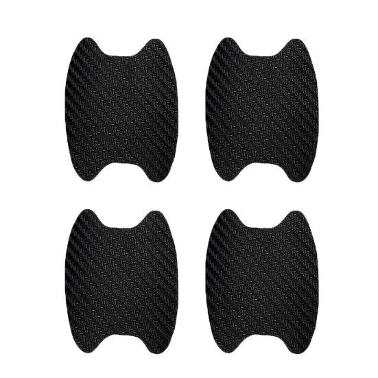3D Carbon Fiber Car Stickers Scratch Resistant Auto Door Handle Decal Protector