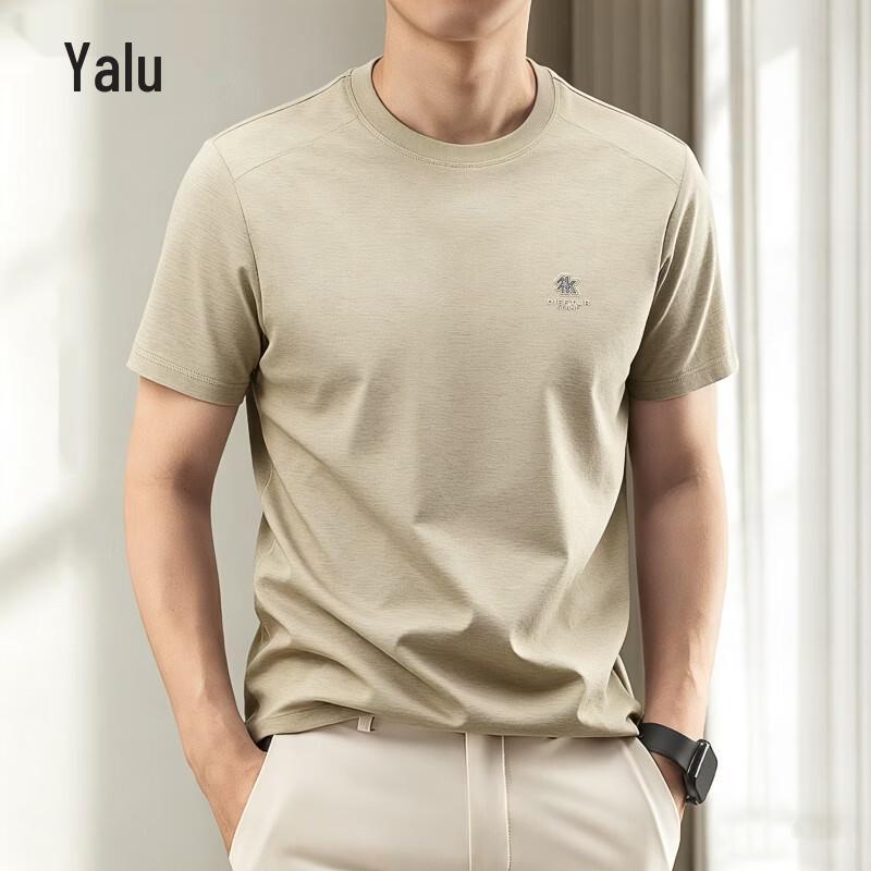 Мужская летняя легкая футболка с принтом и круглым вырезом Yalu 4XL