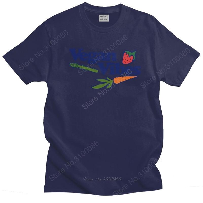 

Vegan Vibes T Shirt Unisex Preshrunk Cotton Strawberry Plants Tee Tops Round Neck Short Sleeve Graphic Tshirt Gift Clothing 4XL