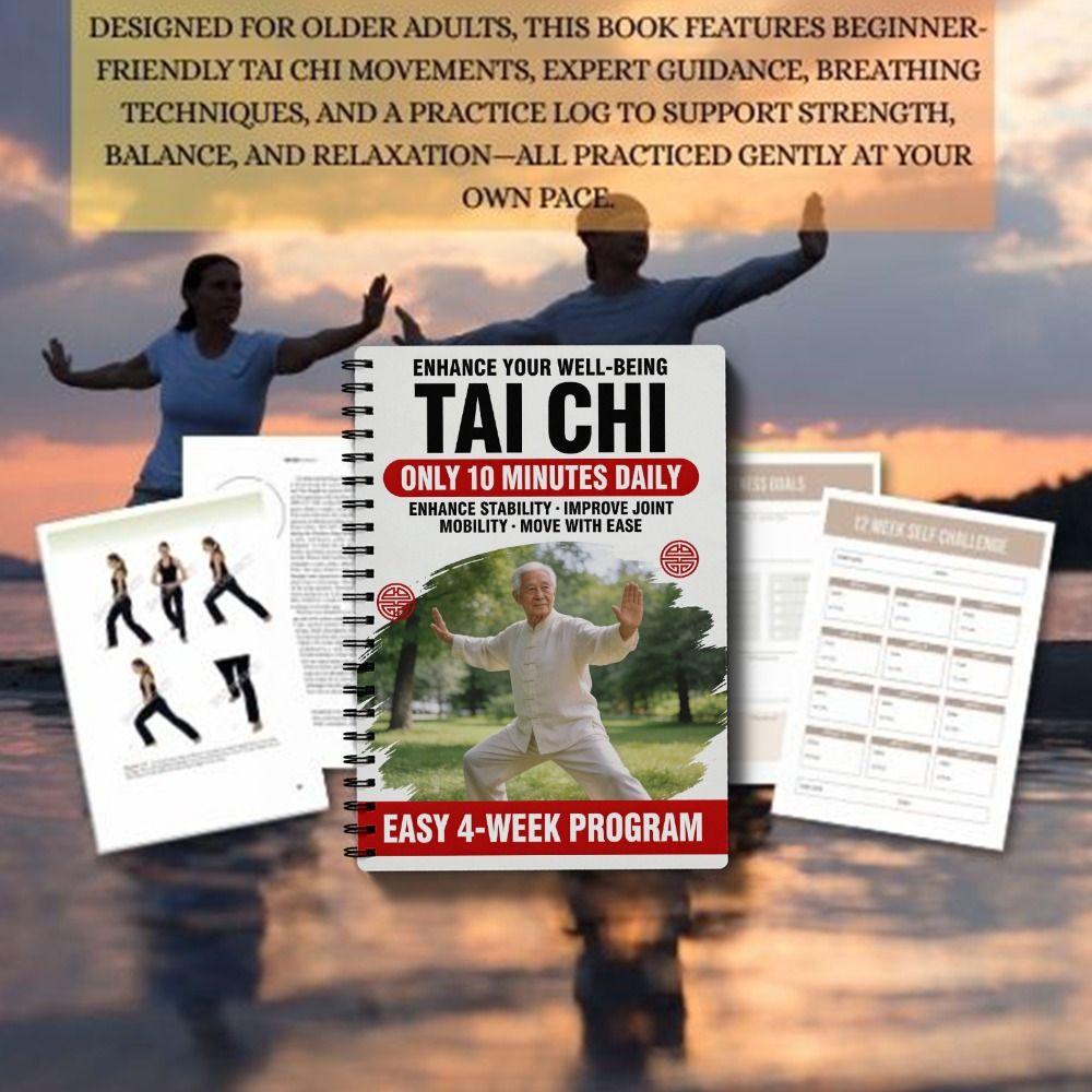 10 Minuti al Giorno Libro di Pratica Tai Chi Planner Giornaliero Progressivo Libro di Pratica Quotidiana