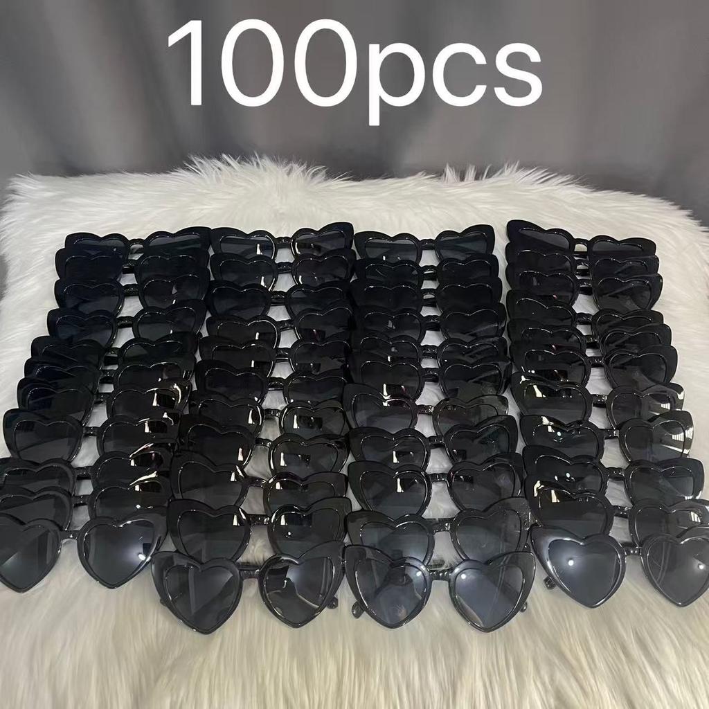 100 Stück herzförmige Brillen sind geeignet für Hochzeitsfeierzubehör Geburtstagsgeschenke Halloween Weihnachten