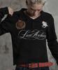 LANARCHIVE [0169] Wild Horse Pique Long Sleeve T-Shirt - Black