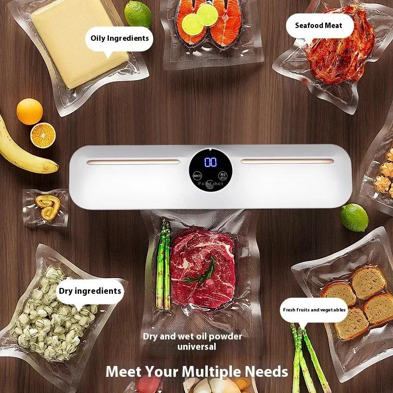 Home wireless multifunctional vacuum packaging machine, food preservation sealing machine, LCD screen automatic sealing machine