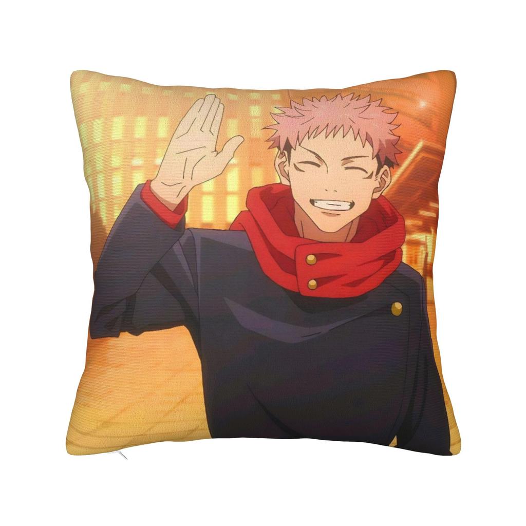 Itadori Yuji  Pillowcases Stuff Printing Cushion Cover Decorations  JJK Anime  Pillow Case Cover Home Multi Size