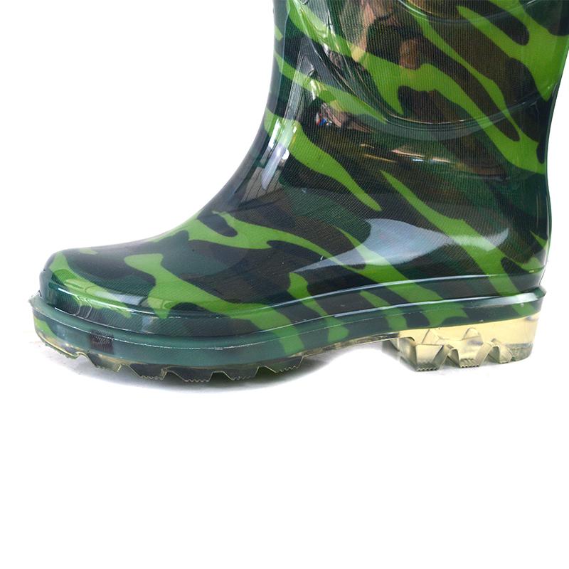 Fashion Rainboots Sepatu Sawah Water Boots Long Tube High-grade Waterproof Shoes PVC Rain Boot Mens Boots Wellington