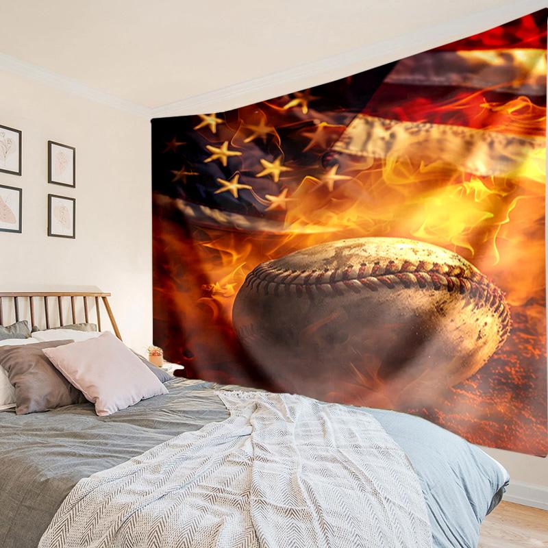 Sports Ball football Pattern Tapestry, Unique Design Tapestry, Wall Decor for Bedroom,Livingroom, Playroom,Heartwarming Fan Holiday Gifts