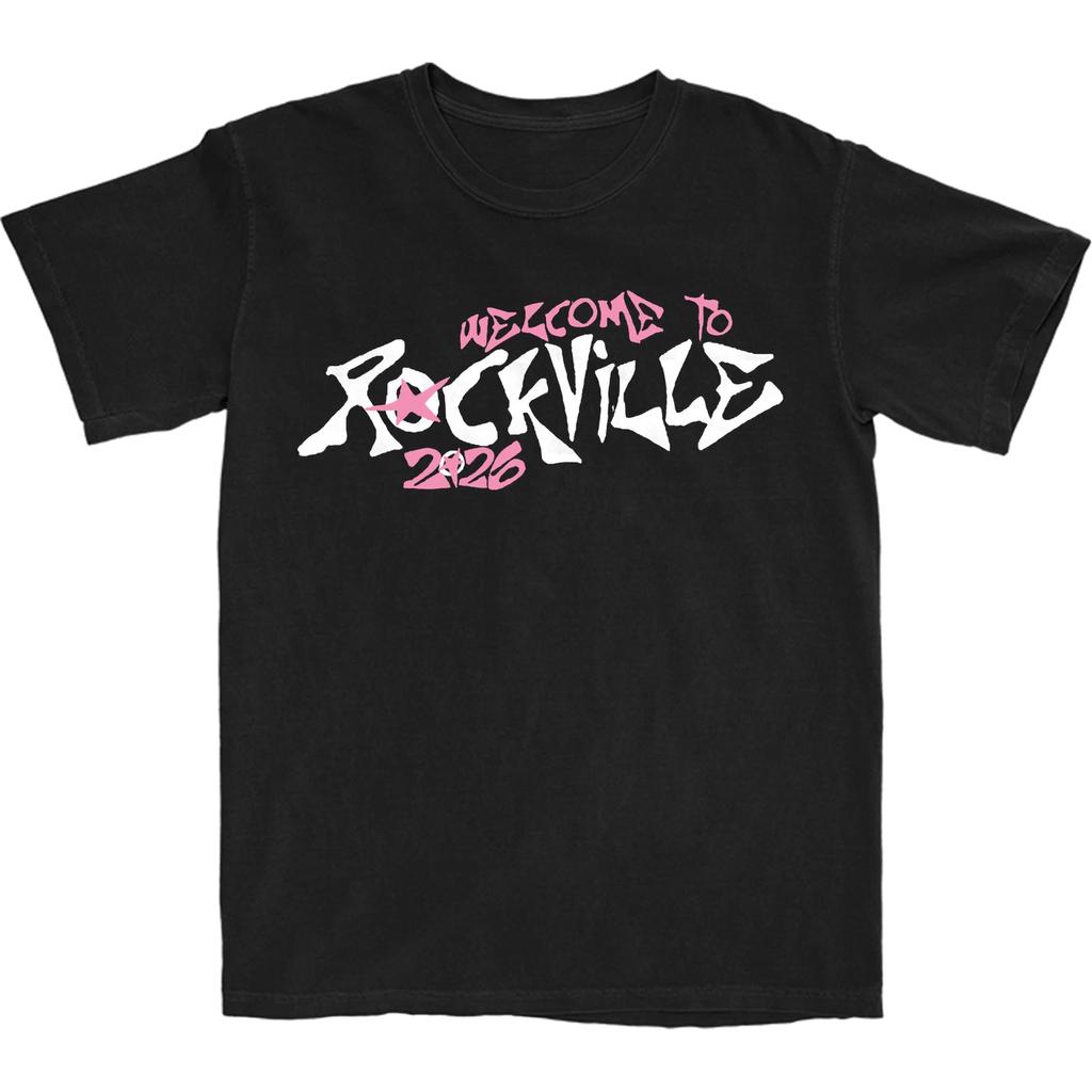 New!! Welcome To Rockville 2026 "Pink Star" Tee Reprint